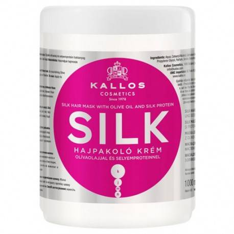 KALLOS KJMN MASKA DO WŁOSÓW 1000ML SILK 