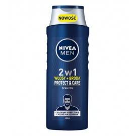 NIVEA SZ/WŁ 400ML 2W1 WŁOSY I BRODA