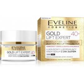 EVELINE GOLD LIFT EXPERT 40+ KREM-SERUM UJĘDRNIAJĄCY NA DZIEŃ I NOC 50ML