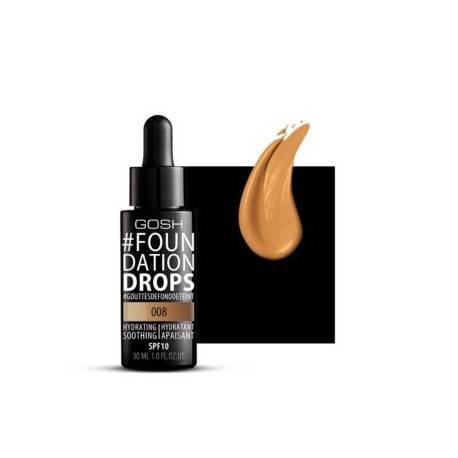 GOSH PODKŁAD NAWILŻAJĄCO-WYGŁADZAJĄCY FOUNDATION DROPS 30ML 008 HONEY