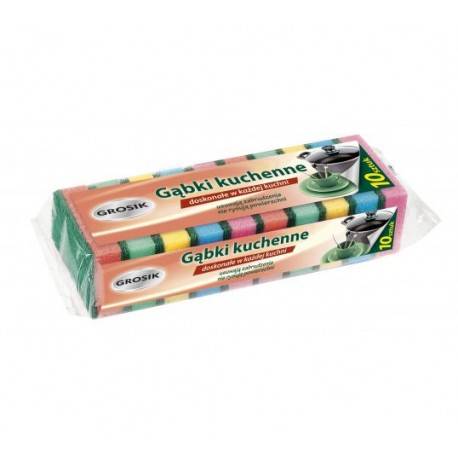 GROSIK GĄBKA KUCHENNA 10SZT