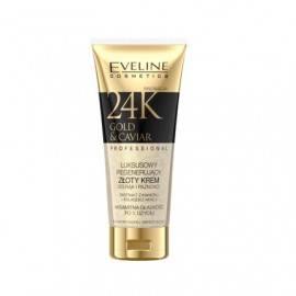 EVELINE 24K GOLD CAVIAR ZŁOTY KREM REGENERUJĄCY DO RĄK 100ML