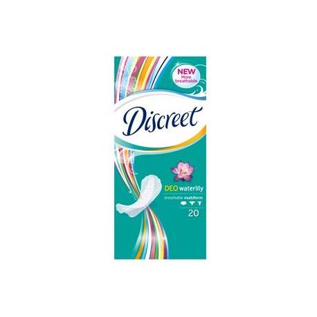 DISCREET WATERLILY MULTIFORM WKŁADKI HIGIENICZNE 20 SZTUK