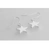 KOLCZYKI SREBRNE DELIKATNE GWIAZDKI K622S