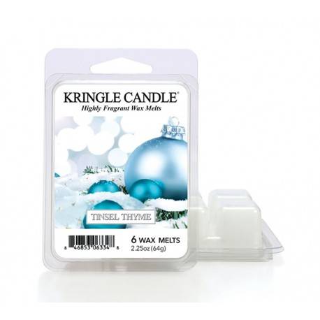 KRINGLE CANDLE WOSK ZAPACHOWY 64G TINSEL THYME