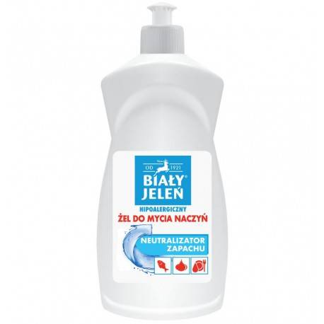 BIAŁY J. ŻEL/NACZYŃ 500ML HIPOALERGICZNY