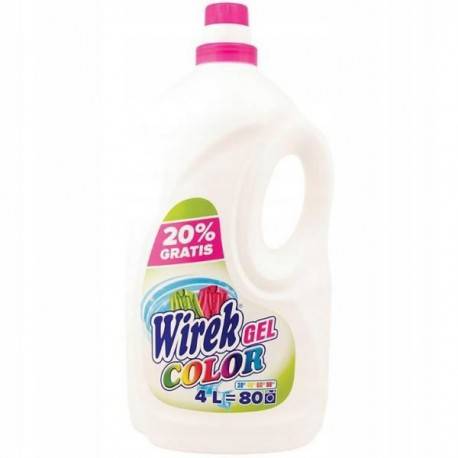 WIREK ŻEL D/PRANIA 4L KOLOR