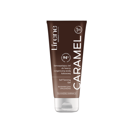 LIRENE SAMOOPALAJACY ŻEL DO TWARZY CARAMEL 75ML