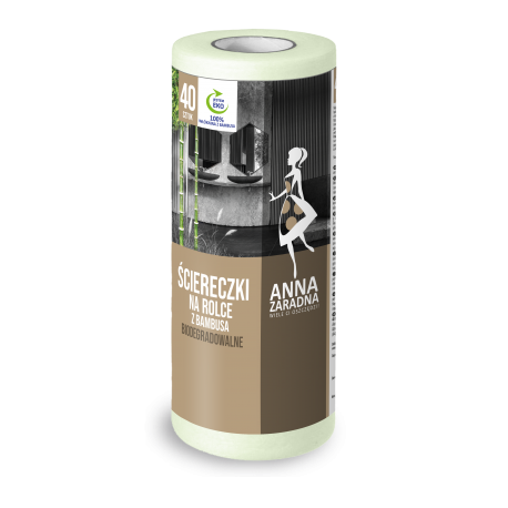 AZ ŚCIERECZKI NA ROLCE BAMBUSOWA 40SZT.