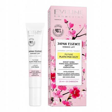 EVELINE JAPAN ESSENCE PŁYNNE PŁATKI POD OCZY 20ML