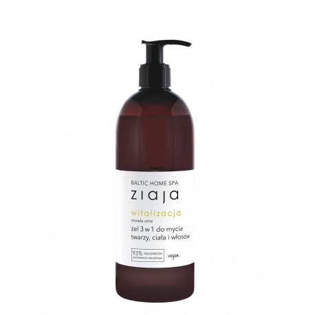 ZIAJA BALTIC WITALIZACJA ŻEL MYJĄCY 3w1 500ML