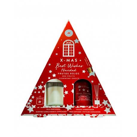 LCA ZEST.21 PATYCZKI ZAPAS 100ML + ŚWIECA CZERWONA