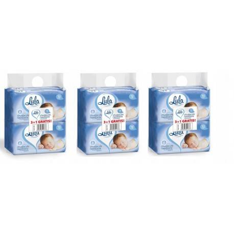 LULA CHUSTECZKI NAWILŻANE Z PANTENOLEM 72 SZT. 376
