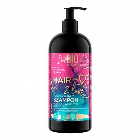 EVELINE HAIR 2 LOVE NAWILŻAJĄCY SZAMPON DO WŁOSÓW 400ML