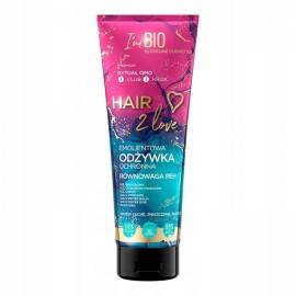 EVELINE HAIR 2 LOVE EMOLIENTOWA ODŻYWKA DO WŁOSÓW OCHRONNA 250ML