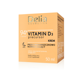 DELIA VITAMIN D3 KREM PRZECIWZMARSZCZKOWY NOC 50ML