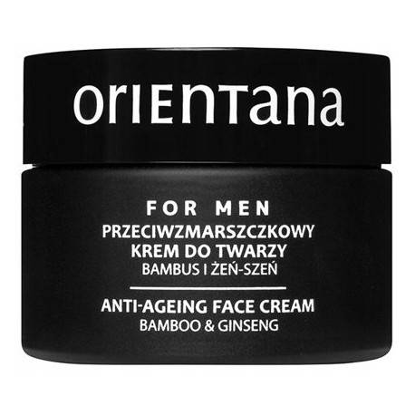 ORIENTANA MEN PRZECIWZMARSZCZKOWY KREM DO TWARZY 50G BAMBUS I ŻEŃ-SZEŃ