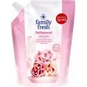 FAMILY FRESH REFILL MYDŁO W PŁYNIE DO RĄK 750ML ZAPAS DELIKATNOŚĆ