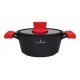ZWIEGER OBSIDIAN GARNEK Z POKRYWKĄ 20CM