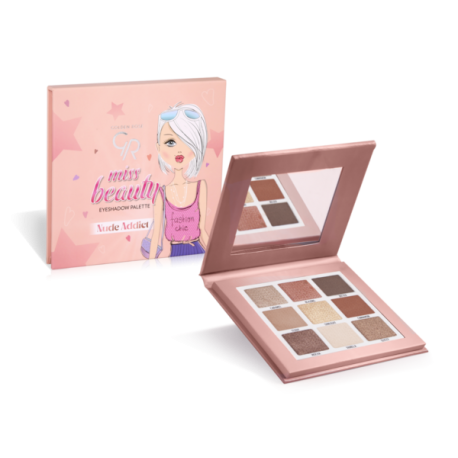 GOLDEN ROSE PALETA CIENI MISS BEAUTY NUDE ADDICT