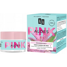 AA ALOES PINK KREM ŻEL NOC 50ML
