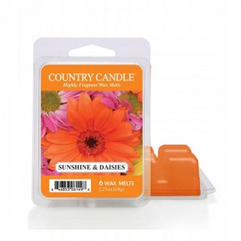 COUNTRY CANDLE WOSK ZAPACHOWY 64G SUNSHINE & DAISIES