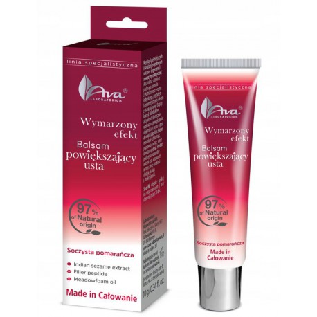 AVA BALSAM POWIĘKSZAJĄCY USTA SOCZYSTA POMARAŃCZA