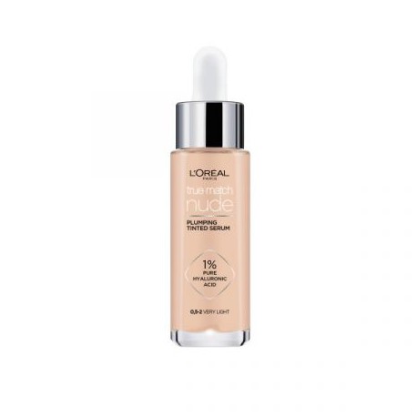 LOREAL TRUE MATCH NUDE PLUMPING TINTED PODKŁAD 0.5-2 VERY LIGHT 30ML