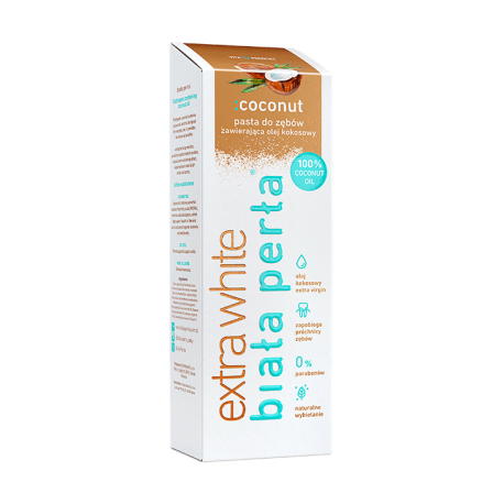 BIAŁA PERŁA PASTA COCONUT 75ML