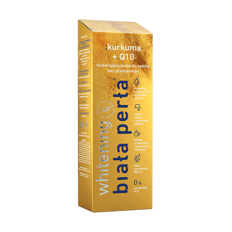 BIAŁA PERŁA PASTA KURKUMA + Q10 75ML