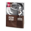 ANNA ZARADNA FILTRY DO KAWY ROZMIAR 4 50SZTUK