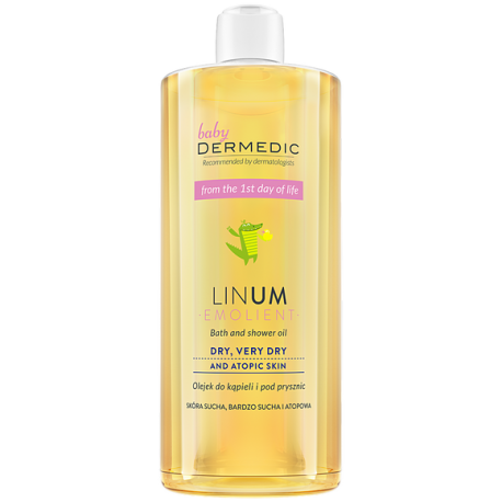 DERMEDIC BABY OLEJEK DO KĄPIELI I PRYSZNIC 500ML