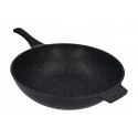 ZWIEGER BLACK STONE PATELNIA WOK 32CM