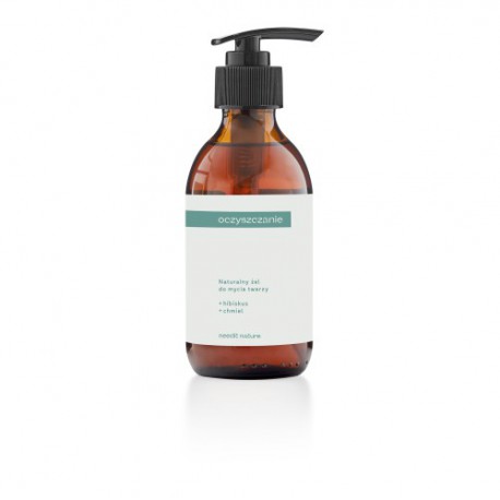 NEEDIT NATURE NATURALNY ŻEL DO MYCIA TWARZY HIBISKUS/CHMIEL 200ML