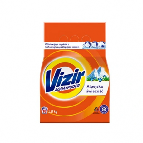 VIZIR PROSZEK ALIPNE FRESH 18W 1,17KG