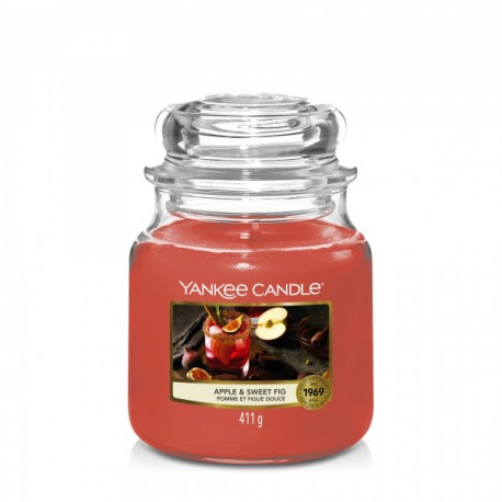 YANKEE CANDLE ŚWIECA 411G APPLE & SWEET FIG