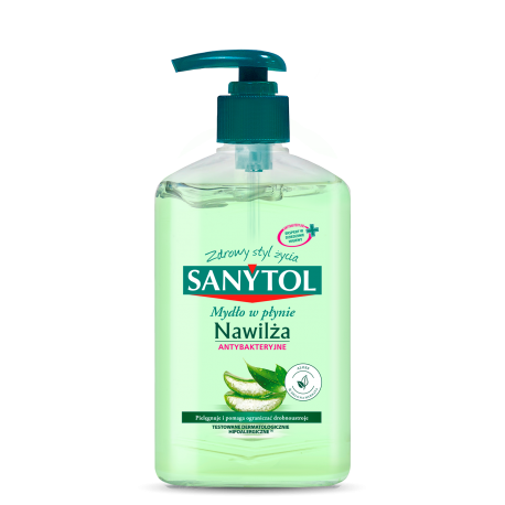 SANYTOL MYDŁO ANTYBAKTERYJNE NAWILŻAJĄCE 250ML