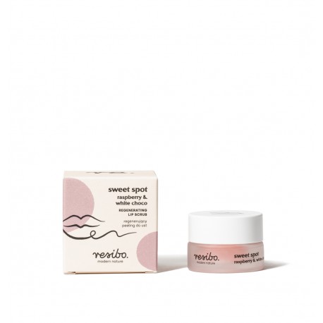 RESIBO REGENERUJĄCY PEELING DO UST MALINA I BIAŁA CZEKOLADA 9G