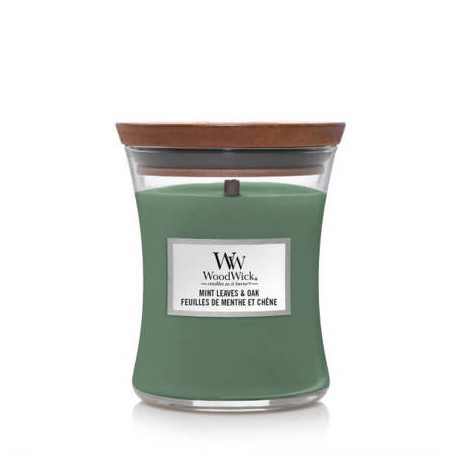 WOODWICK ŚWIECA 275G MINT LEAVES & OAK