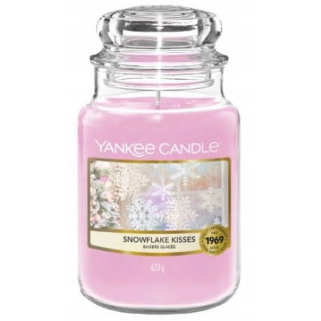 YANKEE CANDLE ŚWIECA 623G SNOWFLAKES KISSES