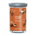 YANKEE CANDLE SIGNATURE ŚWIECA TUMBLER Z DWOMA KNOTAMI 567G CINNAMON STICK