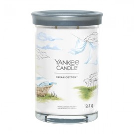 YANKEE CANDLE SIGNATURE TUMBLER 567G CLEAN COTTON