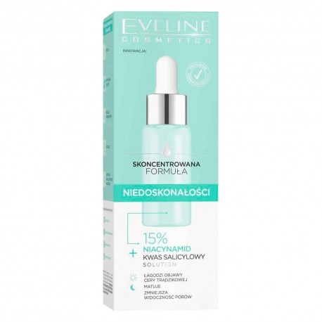EVELINE SERUM NIEDOSKONAŁOŚCI DZIEŃ NOC 18ML