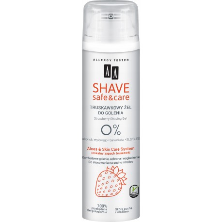 AA SHAVE SAFE&CARE ŻEL DO GOLENIA TRUSKAWKA 200ML