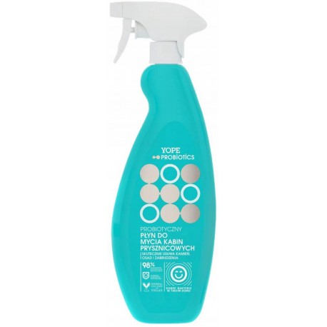 YOPE PROBIOTYCZNY PŁYN DO MYCIA KABIN PRYSZNICOWYCH ZERO KAMIENIA 500ML