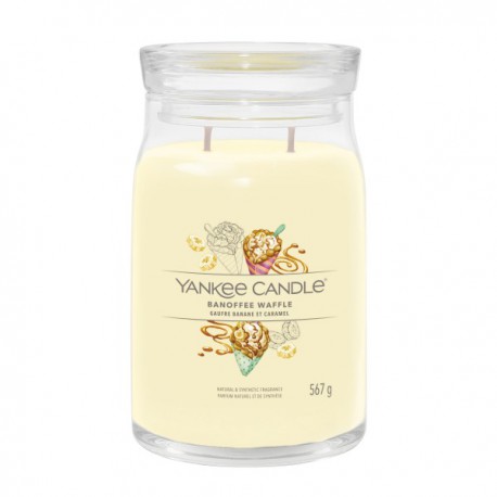 YANKEE CANDLE SIGNATURE ŚWIECA 567G BANOFFEE WAFFLE