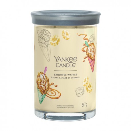 YANKEE CANDLE SIGNATURE TUMBLER 567G BANOFFEE WAFFLE
