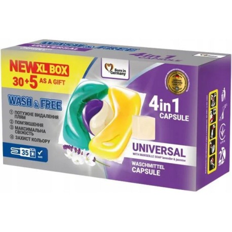 WASH FREE KAPS/PRA A'35 4W1 UNIWERSAL