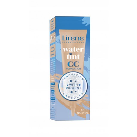 LIRENE PODKŁAD WATER TINT CC 01 NATURAL 30ML