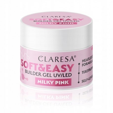 CLARESA ŻEL BUDUJĄCY 12G MILKY PINK